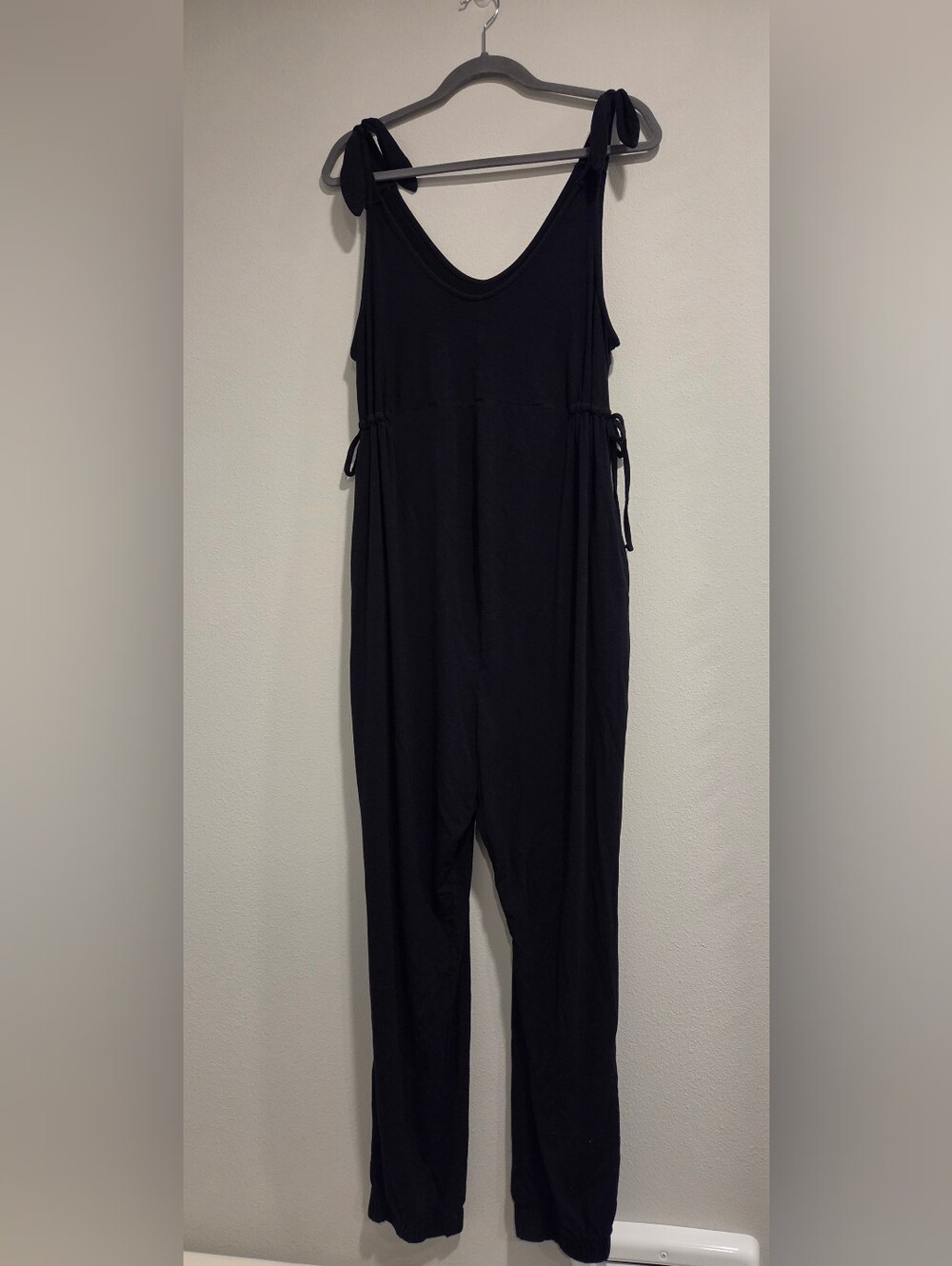 Isabel by Ingrid & Isabel Jumpsuit Womens M Black Maternity Active Tank Legging